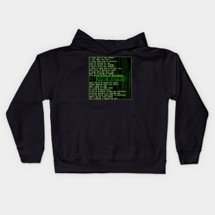 Matrix Neo Red Pill System Failure Kids Hoodie